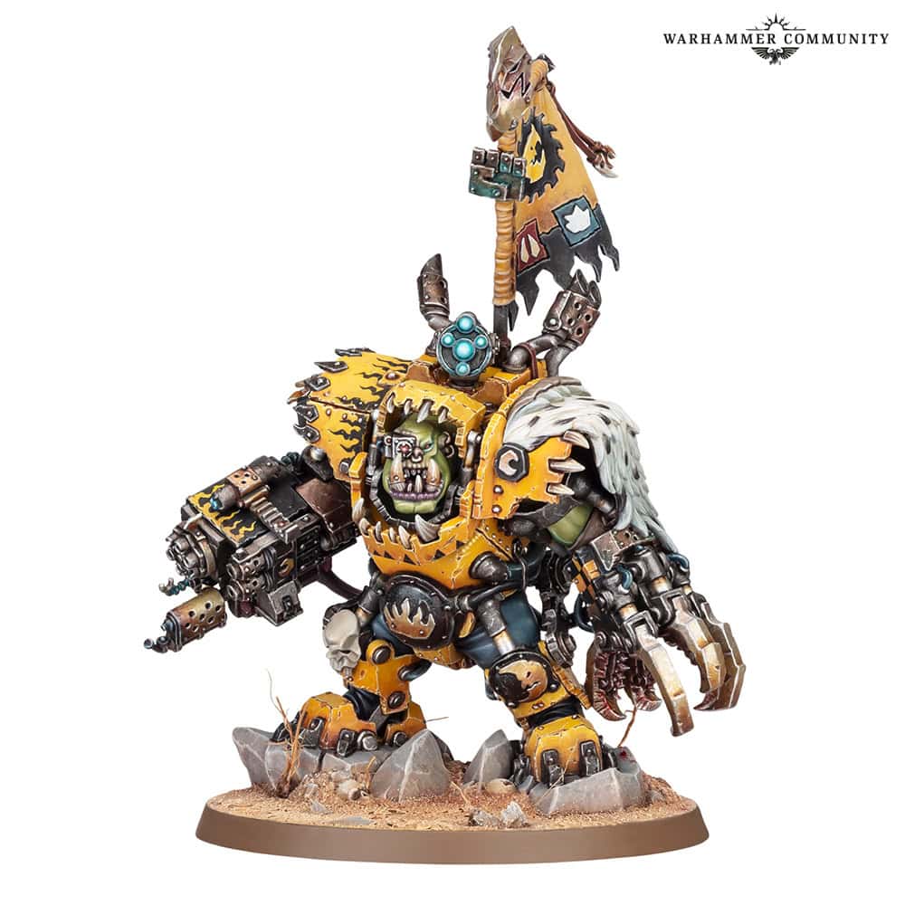 Nazdreg Bad Moons Ork Warboss miniature