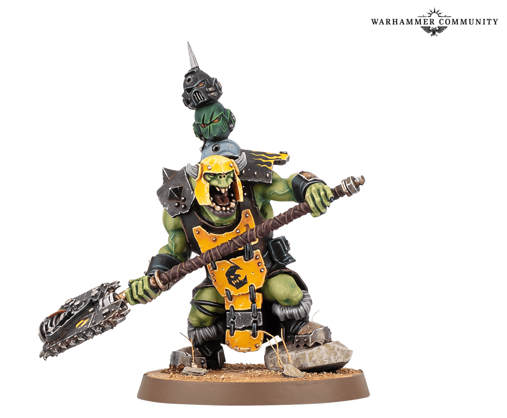 New Ork Nobz kit customisation options for Warhammer 40k