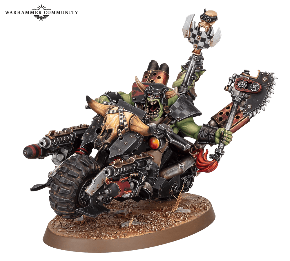 New Ork Warbikes with dual dakkaguns for Codex Orks