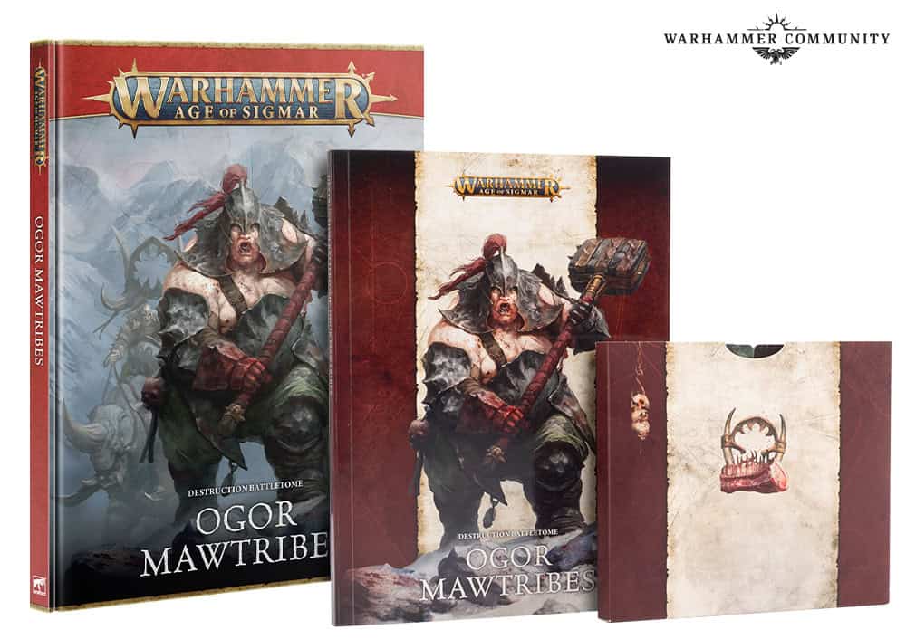 Ogor Mawtribes Battletome regular and Gamer's Edition