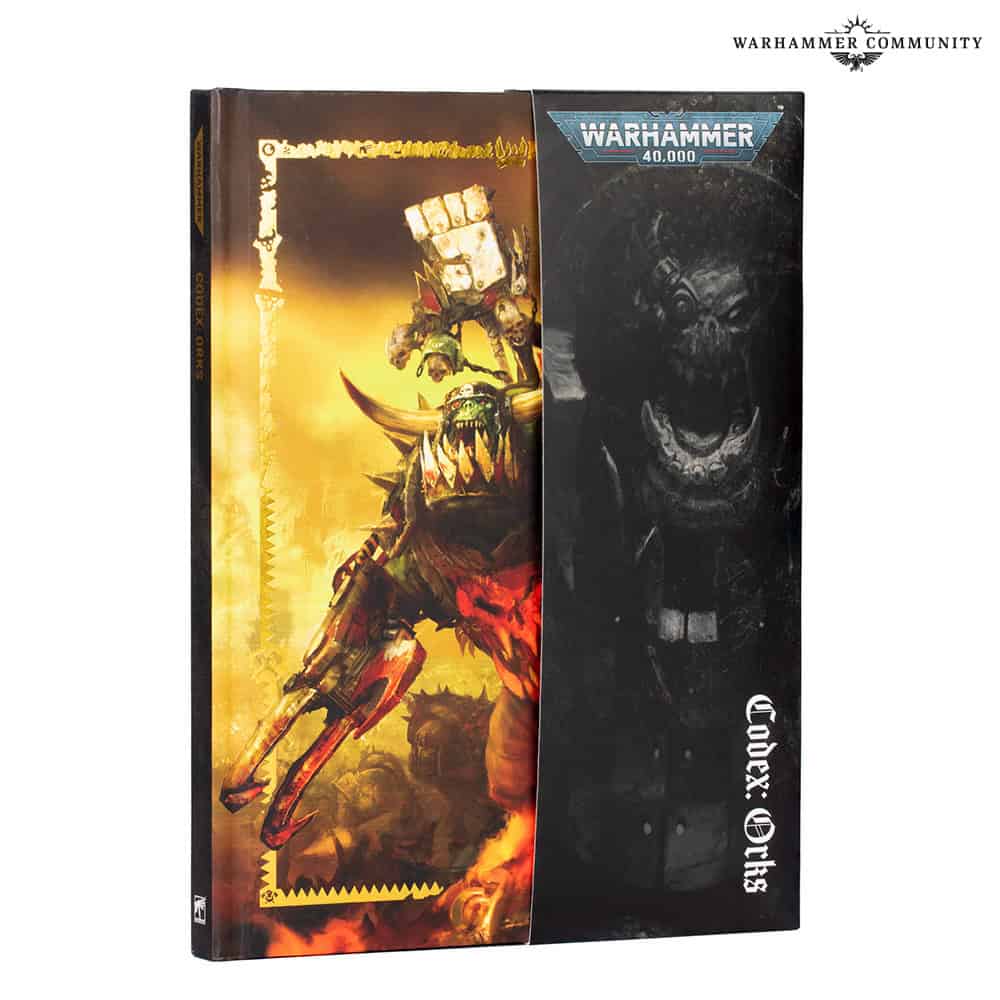 Orks Codex Collector's Edition with gold foil and green page edges