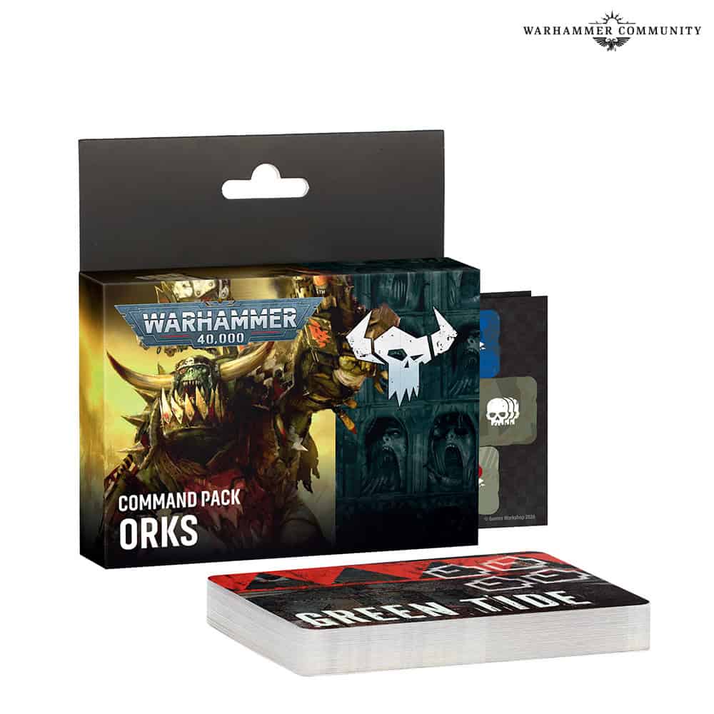 Orks Command Pack with reference cards and tokens
