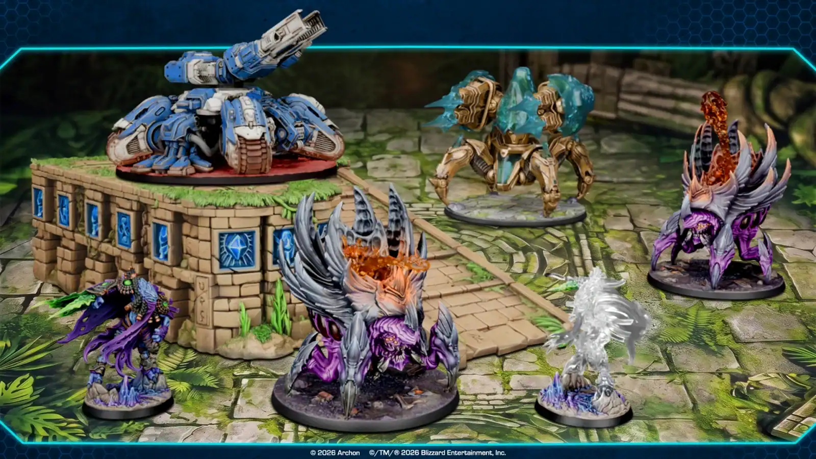 StarCraft Tabletop Miniatures Game wave 2 full model lineup