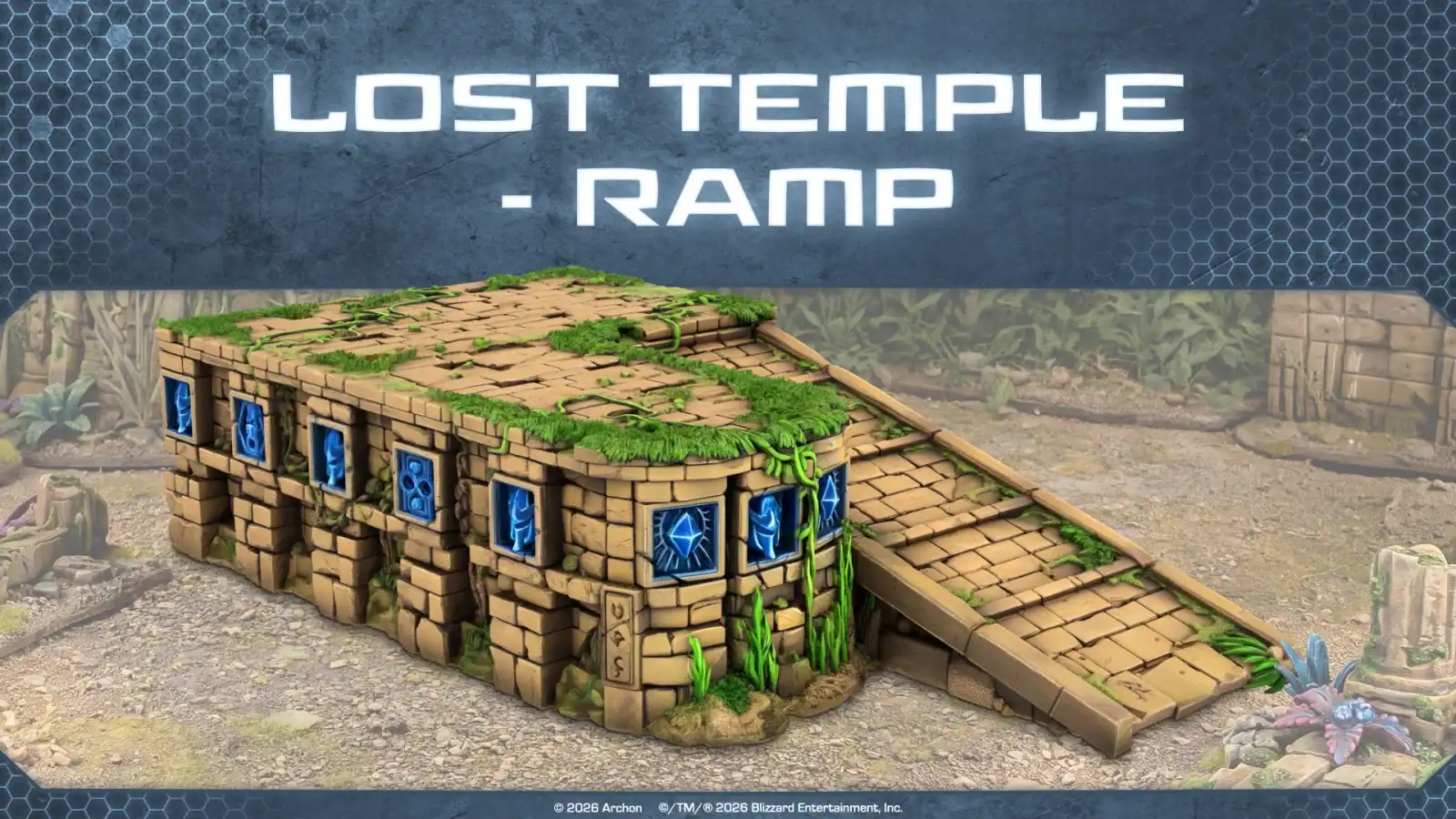 StarCraft Tabletop Miniatures Game Lost Temple terrain High Ground