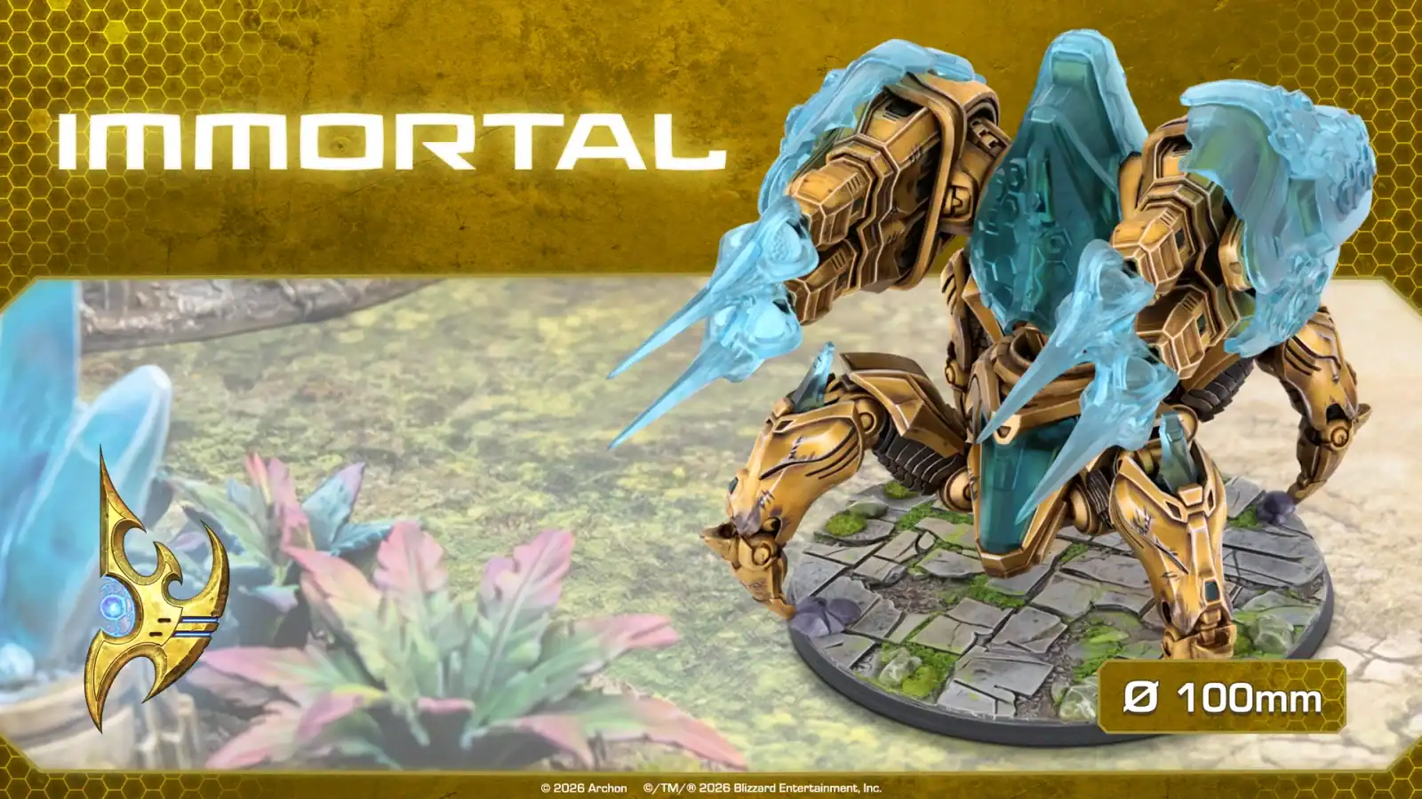 StarCraft Tabletop Miniatures Game Protoss Immortal