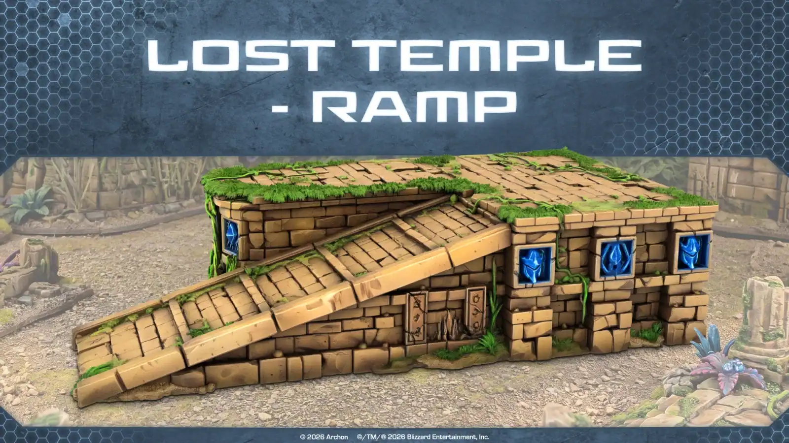 StarCraft Tabletop Miniatures Game terrain Ramps vertical battlefield