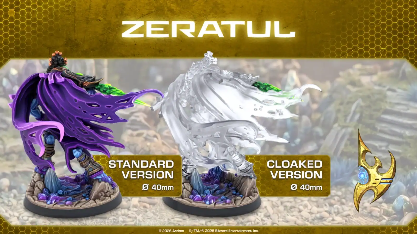 StarCraft Tabletop Miniatures Game Zeratul warp blade assassin