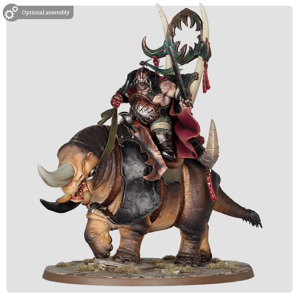 Morga the Mighty kit built as a Tyrant on Glutthorn alternative option