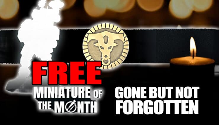 free miniature of the month runmor cancelation