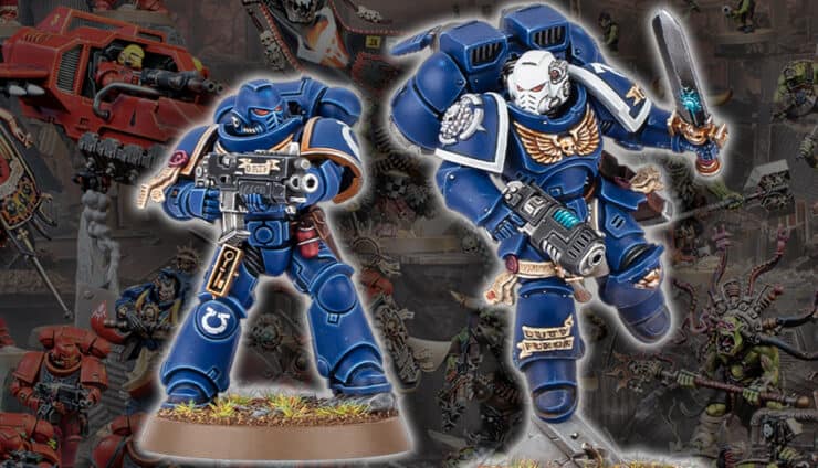 new space marine intercessors vanguard models multi-part