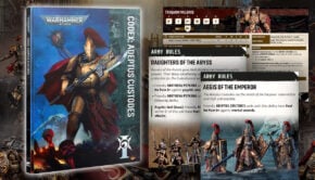 Adeptus Custodes codex rules warhammer 40k 11th