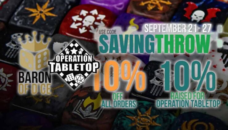 Baron of Dice operation tabletop