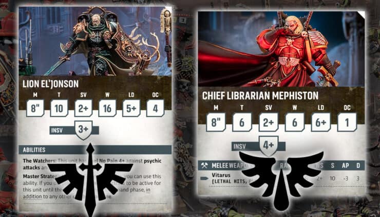 Blood angels dark angels detacments rules