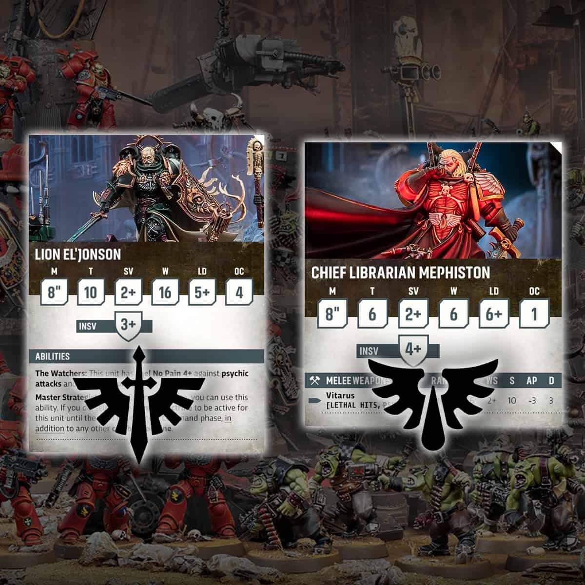 Blood angels dark angels detacments rules
