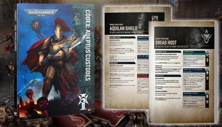 Custodes detachments warhammer 40k rules