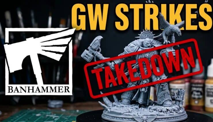 GW lawsuit takedowns 3d pritning