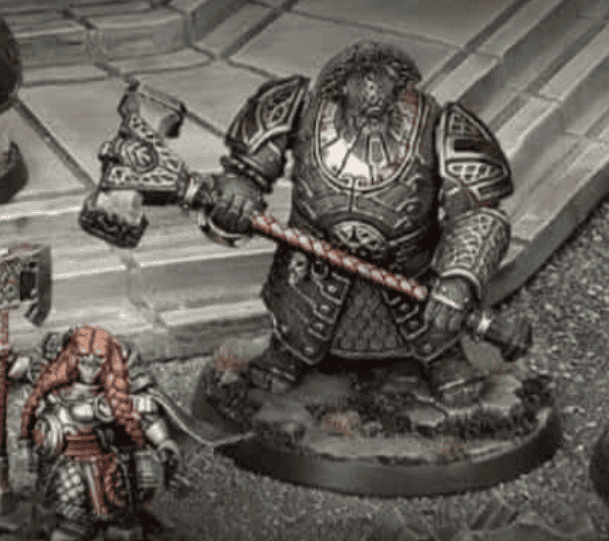 Khazalite Holds Golem