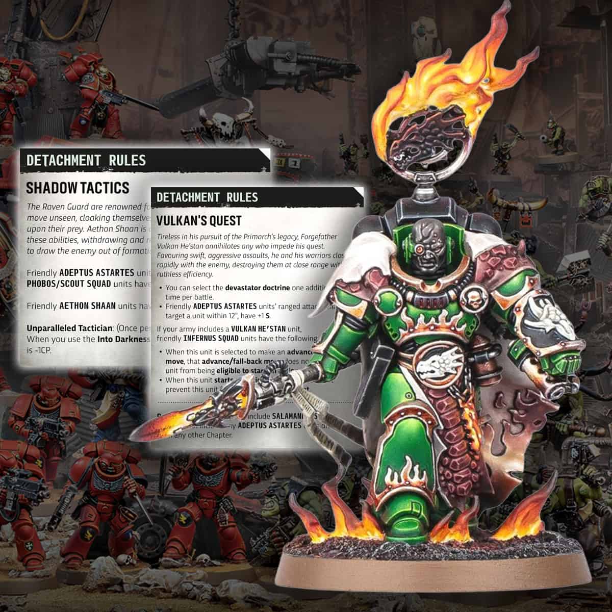 Salamanders detachments raven guard