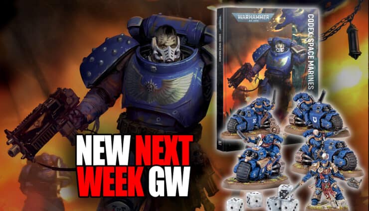 Space marine codex pre order new next week