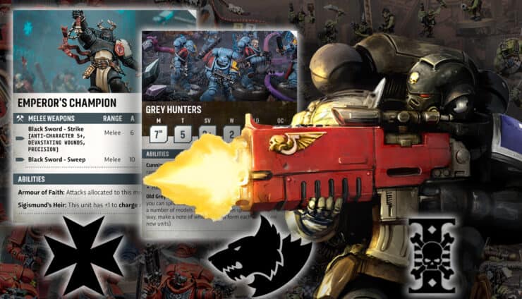Space marines rules new icons