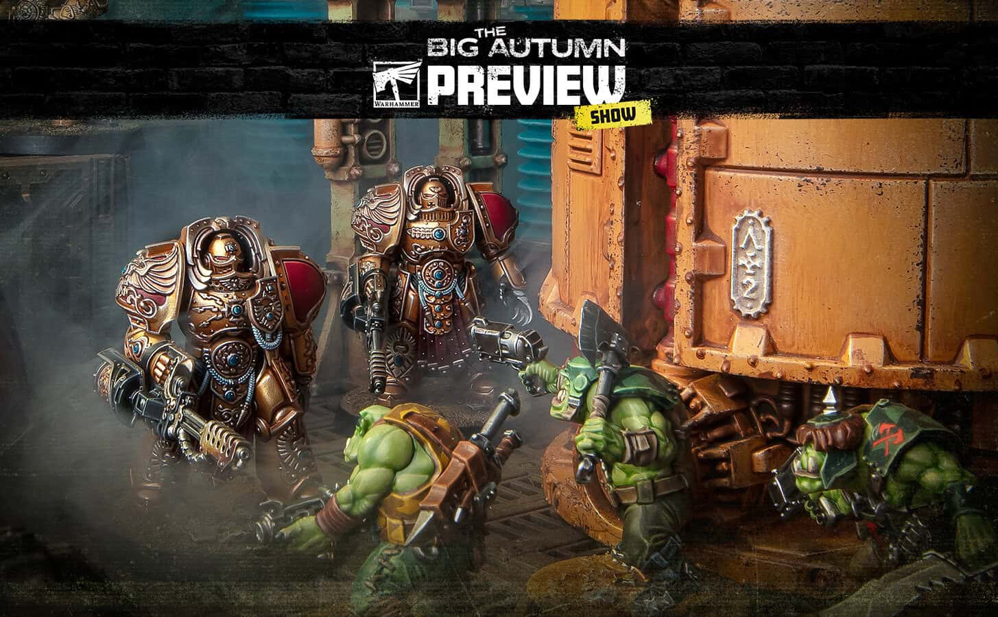 Aquilon Terminators feature art for Codex Adeptus Custodes