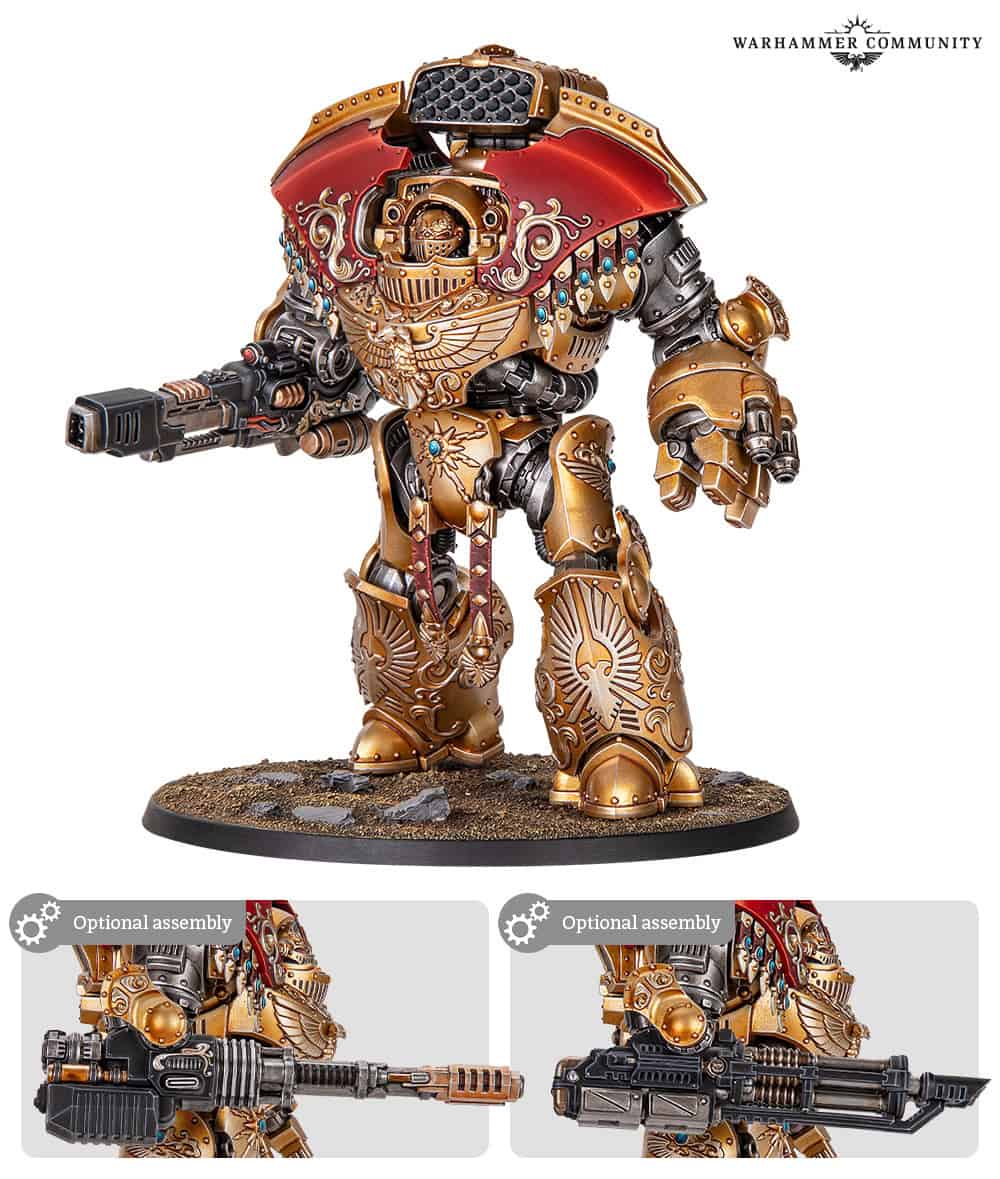 Adeptus Custodes Telemon Heavy Dreadnought plastic kit