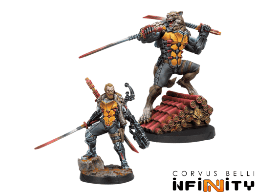 Corvus Belli Infinity Ioann Bann Varangian Dog-Warrior and Dogface