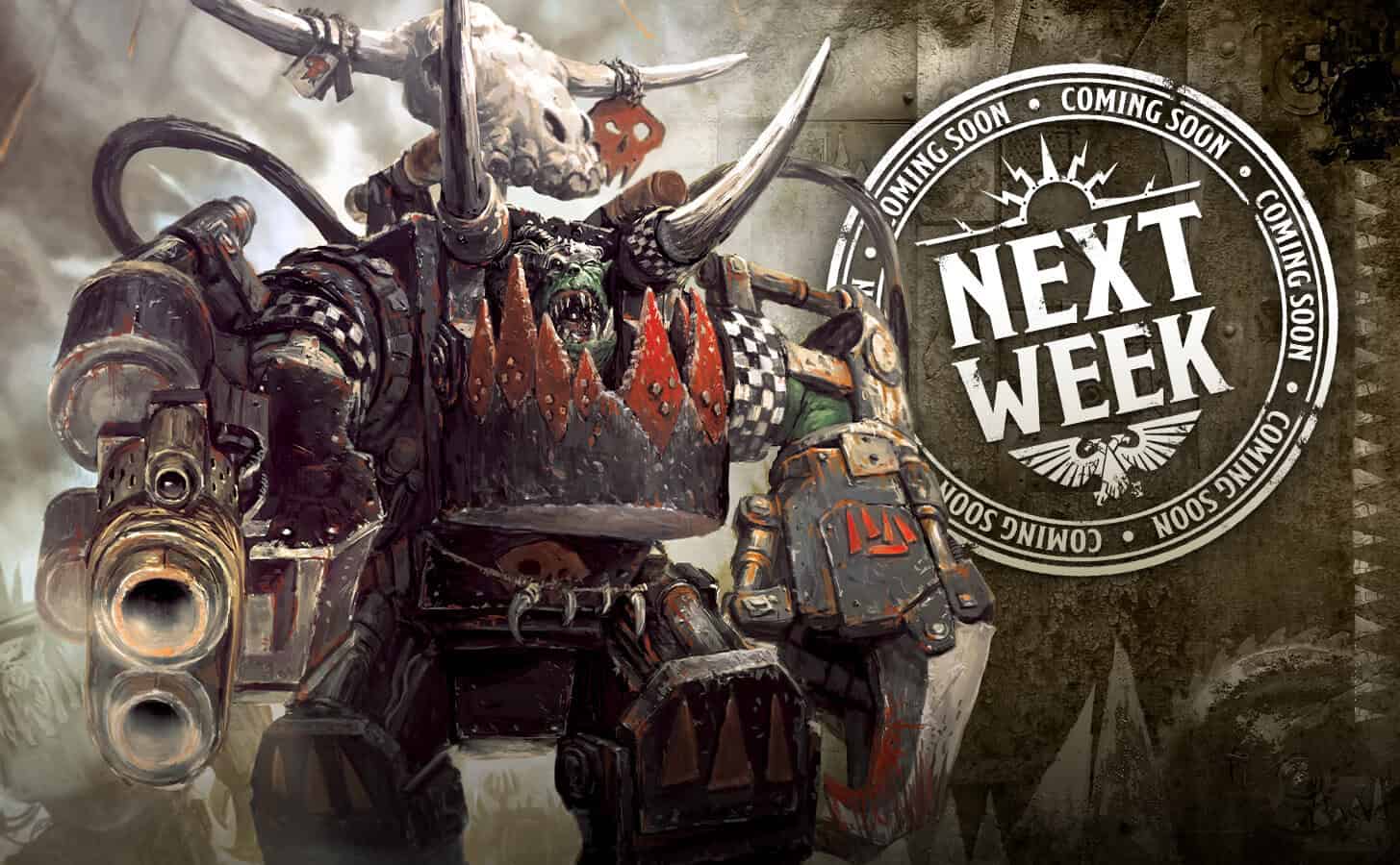 Games Workshop Sunday Preview artwork for the Made to Order Ork release
