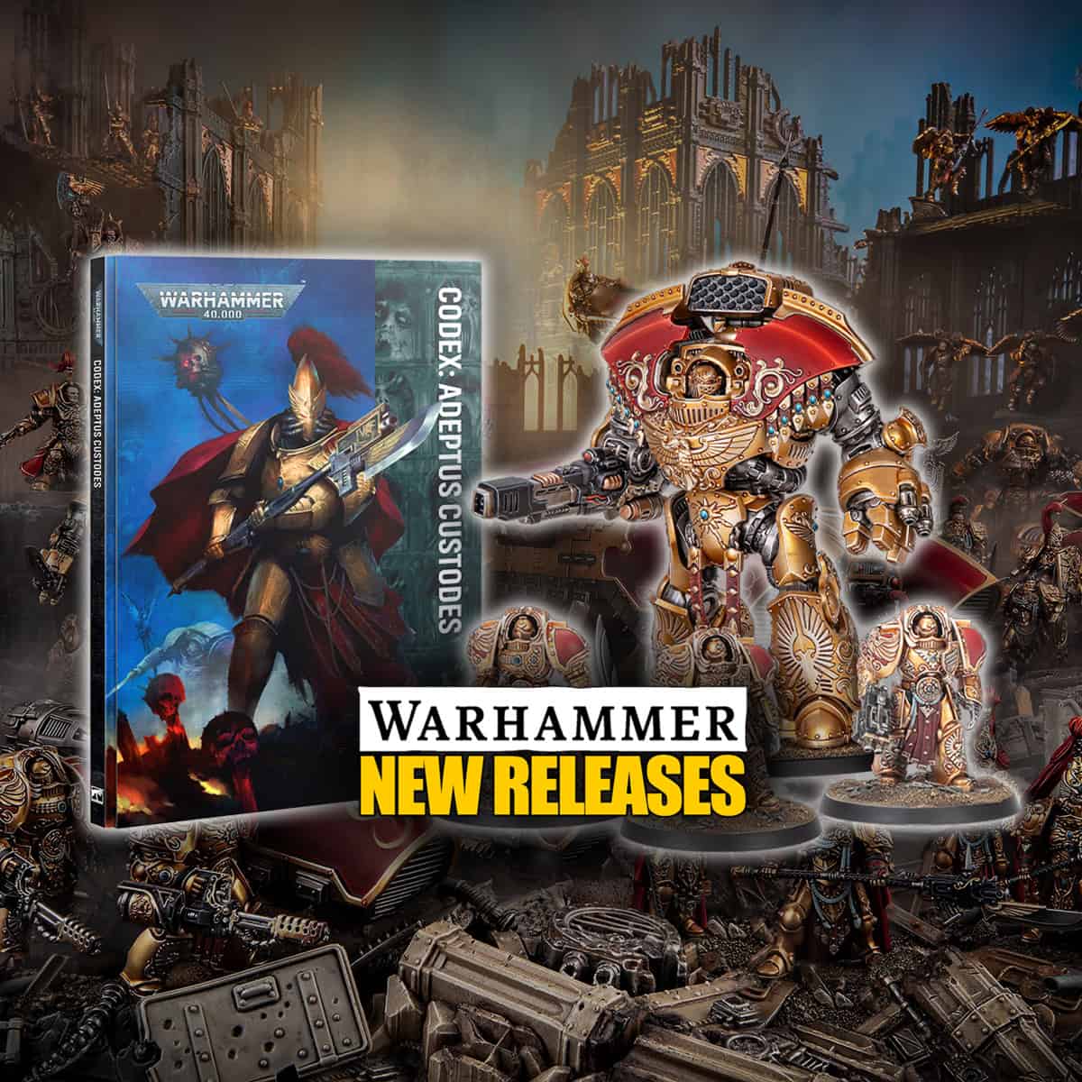new adeptus custodes pre order new releases
