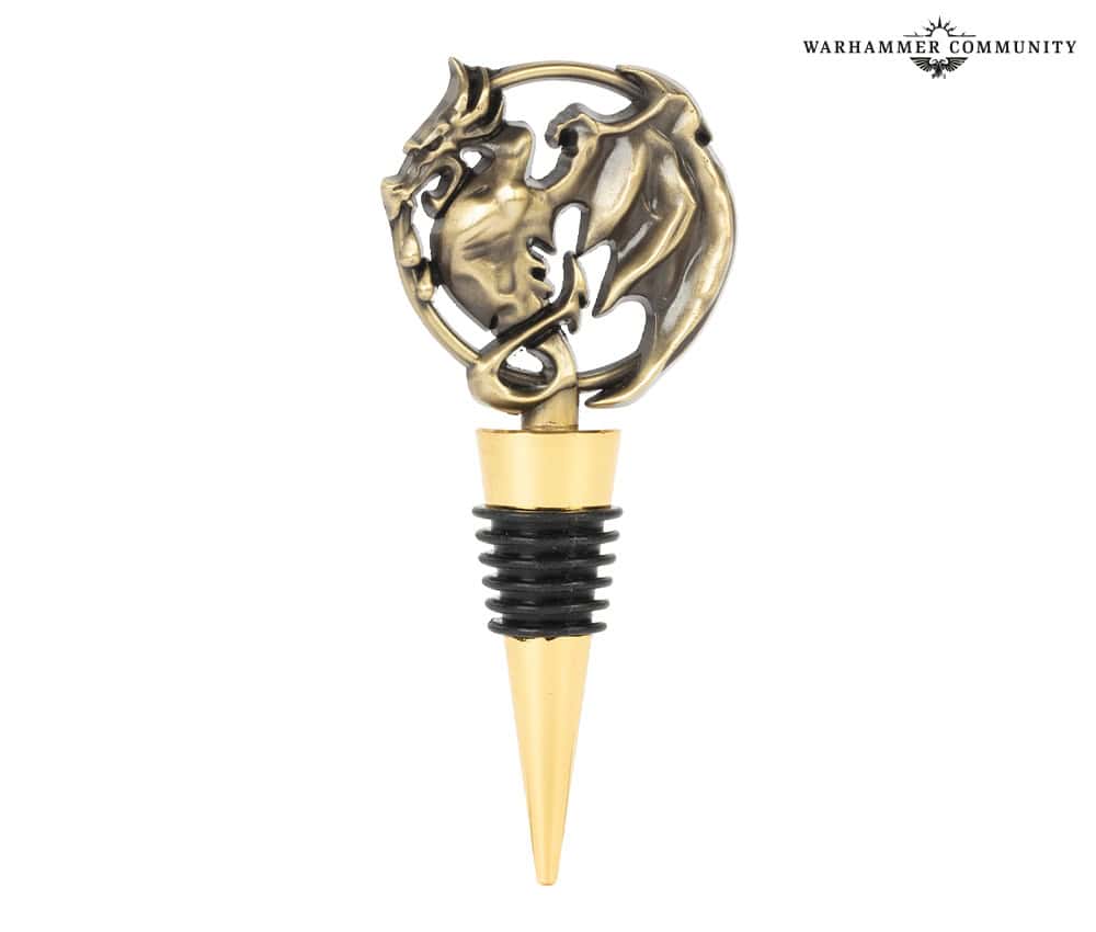 Soulblight Gravelords themed wine bottle stopper