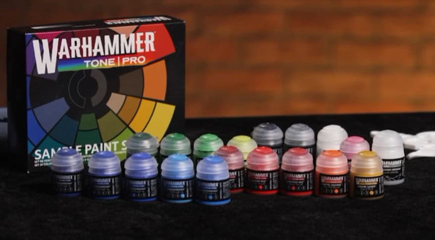warhammer tone pro sample paint sets