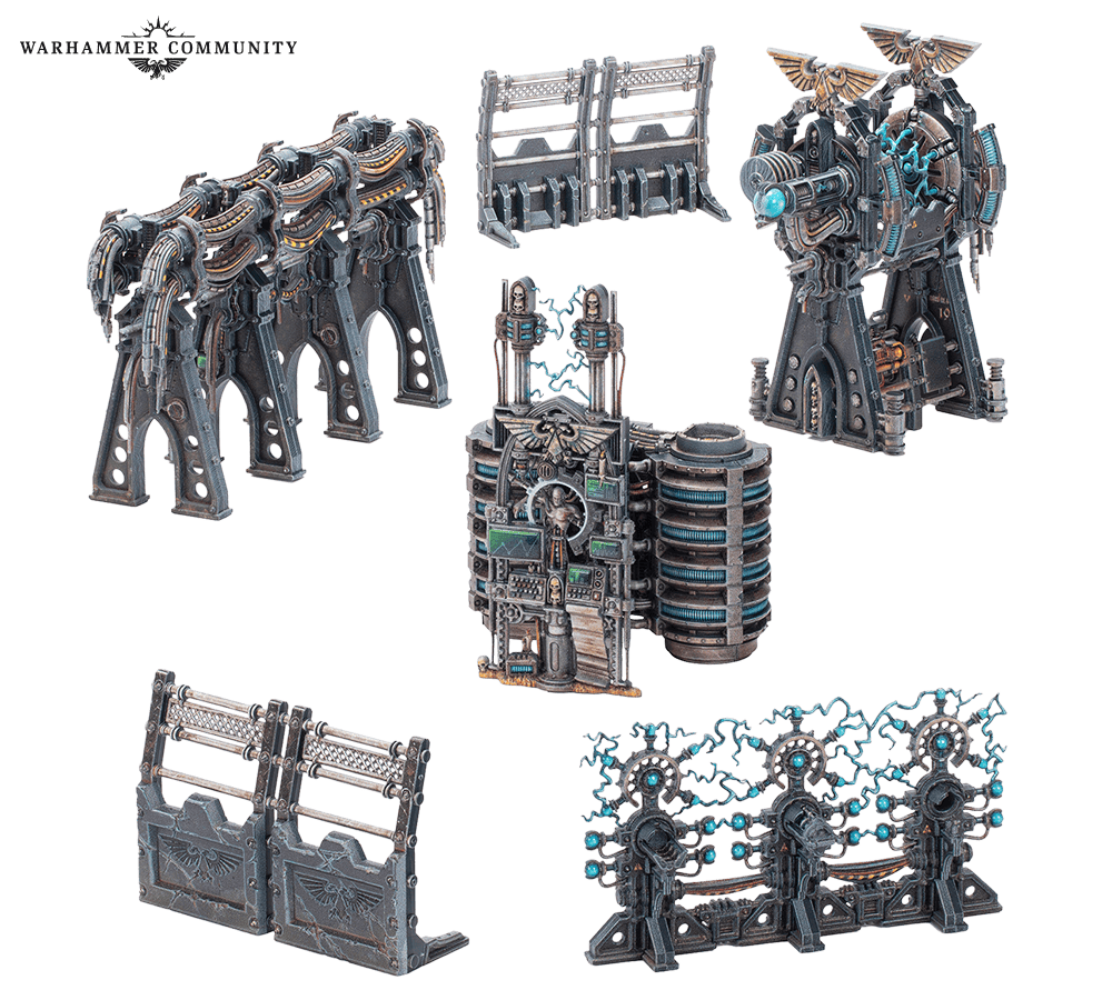 Battlefields Armageddon terrain ruins and battlefield pieces