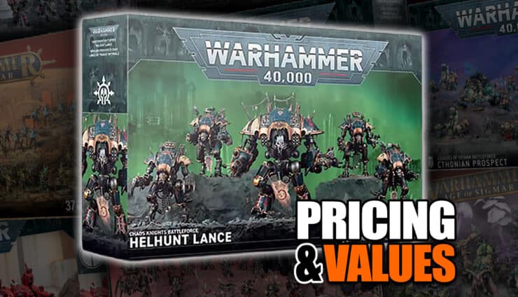 Chaos Knights Battleforce helhunt lance warhammer christmas box