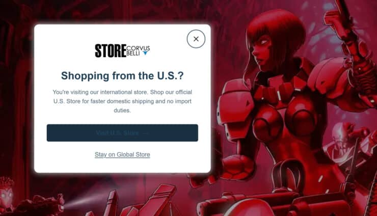 Corvus Belli US store