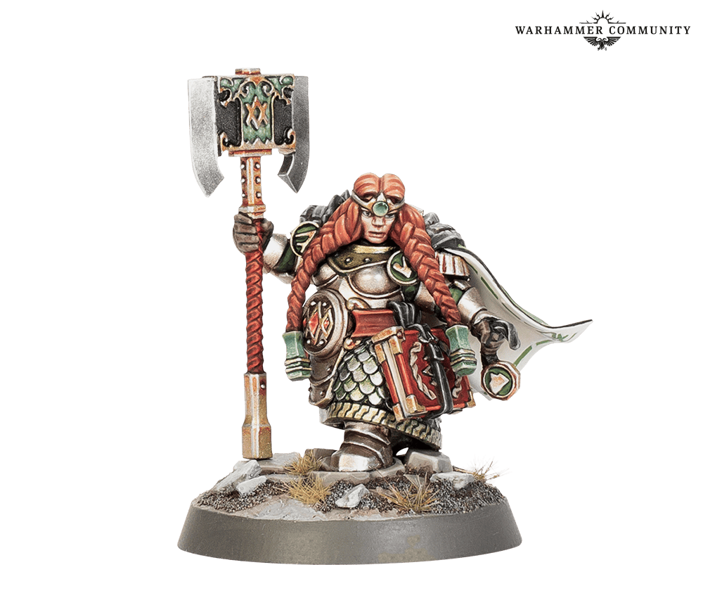 Hjulda Drakkblud Khazalite Holds hero miniature