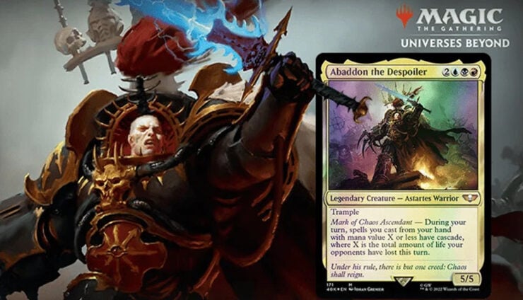 MTG 40k Commander decks abaddon
