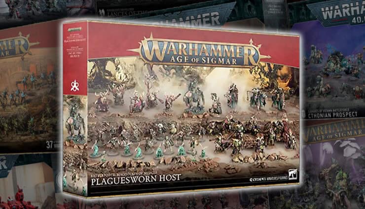 Maggotkin of Nurgle Plaguesworn Host Christmas Battleforce box