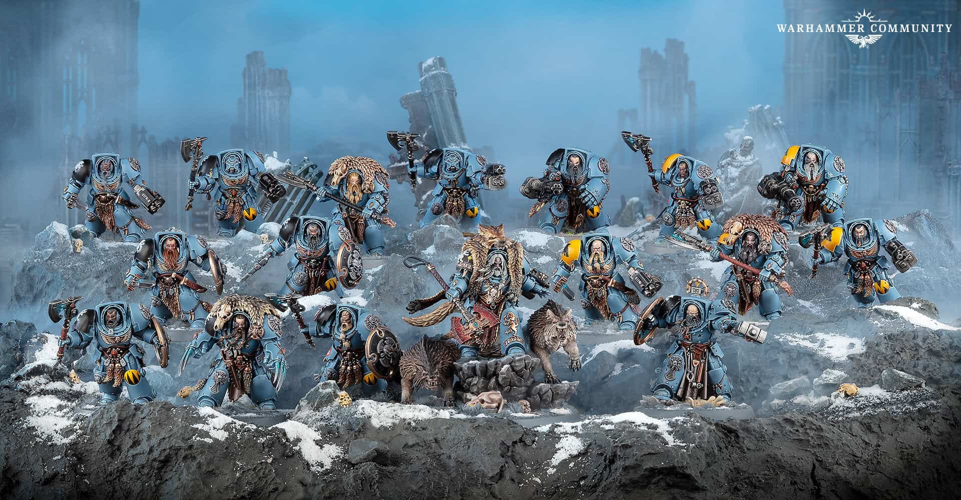 Space Wolves Champions of Fenris Battleforce with Logan Grimnar and Wolf Guard Terminators