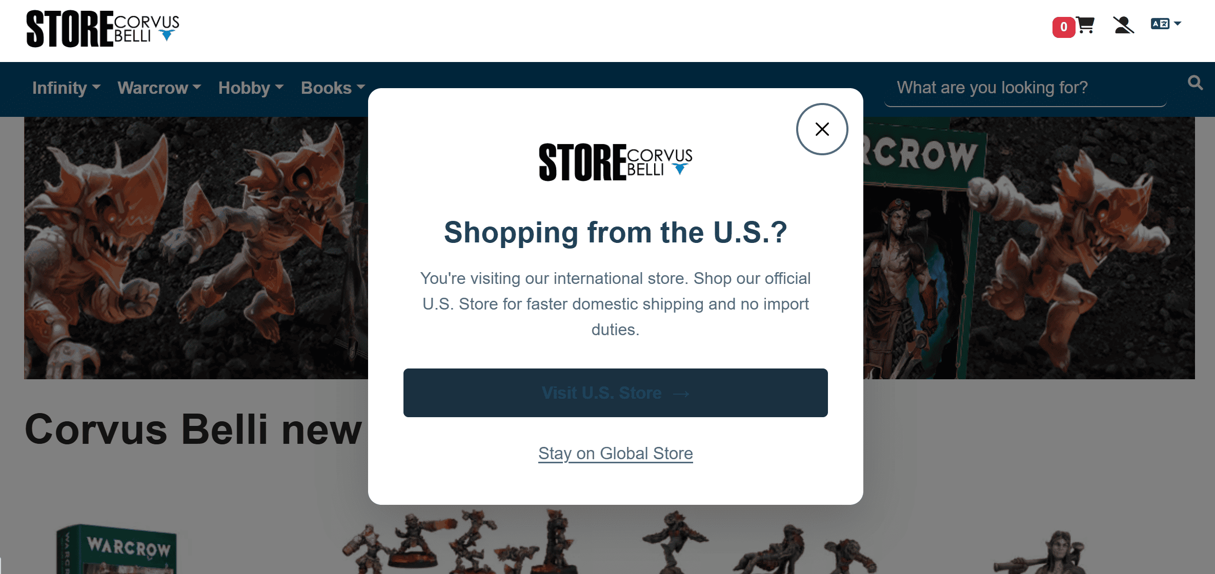 Ordering Corvus Belli From USA