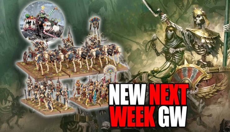 new tomb kings warhammer new next week pre order releases