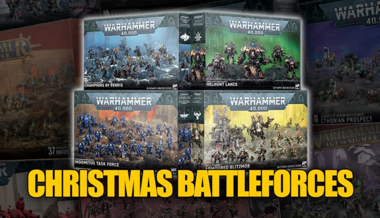 warhammer 40k christmas boxes battleforces 2026