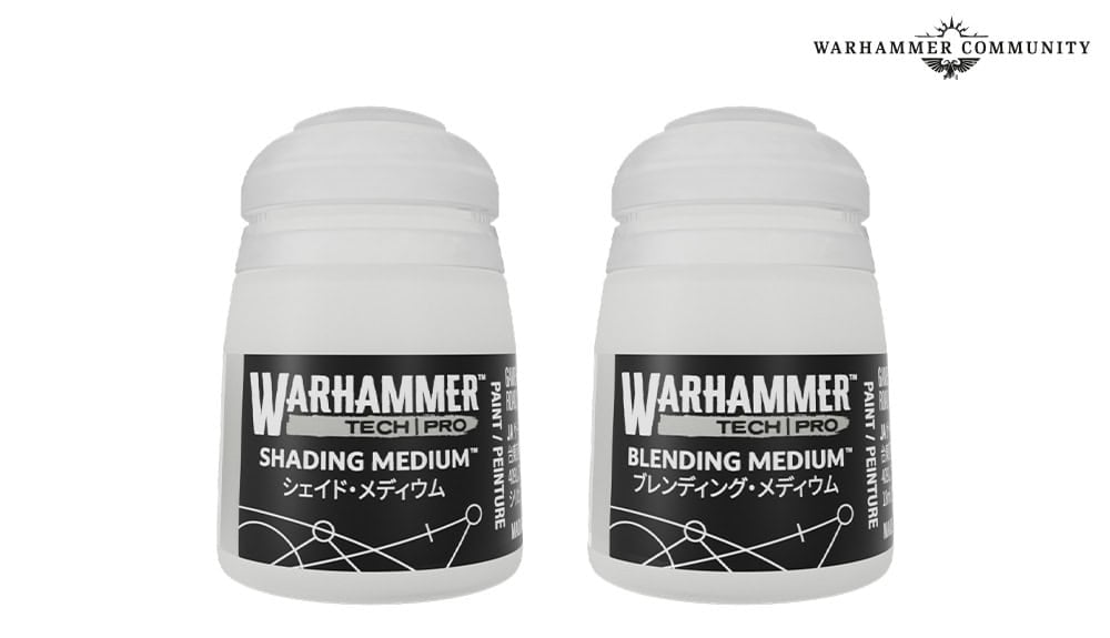 Warhammer Tone Pro Shading Medium and Blending Medium pots