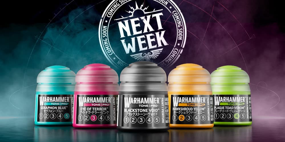 Warhammer Tone Pro paints Sunday Preview banner art